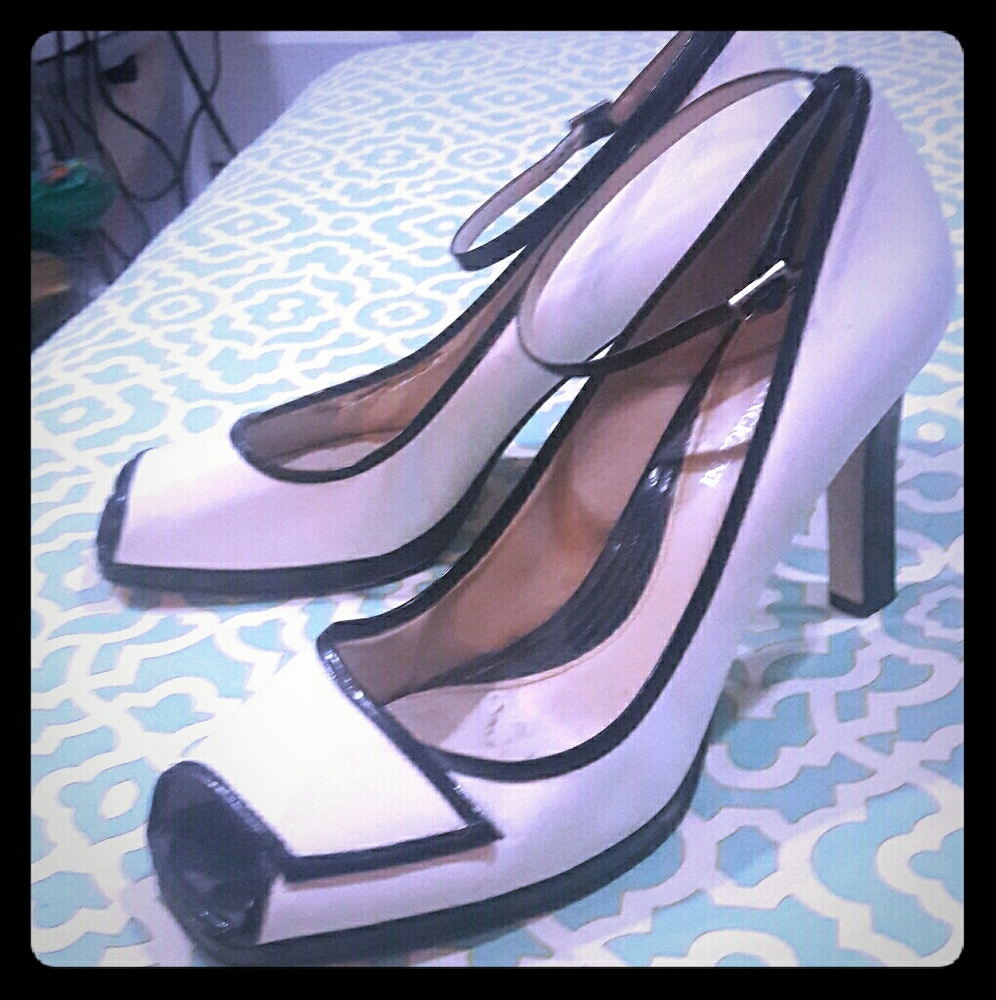 White pumps